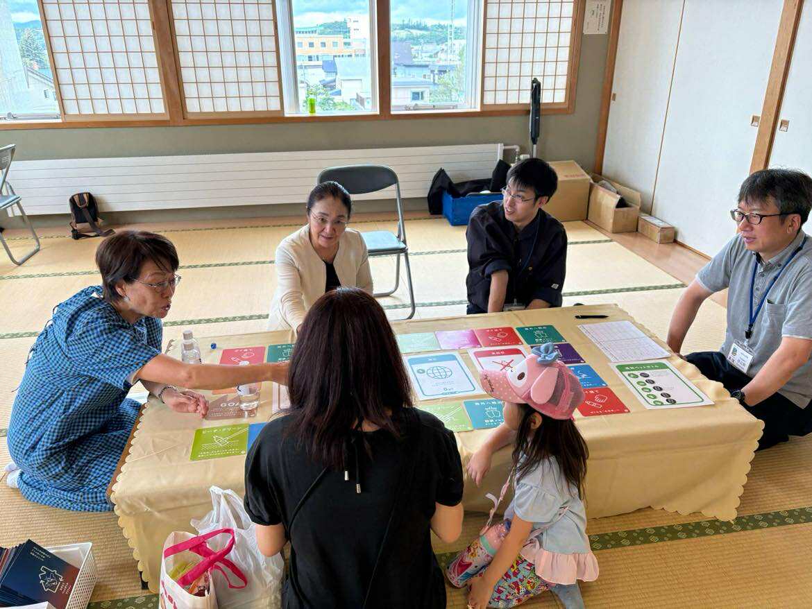 美瑛町で「環境リサイコロ」スゴロクを実施しました!